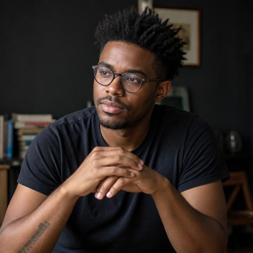 Portrait of author Emeka Nwosu