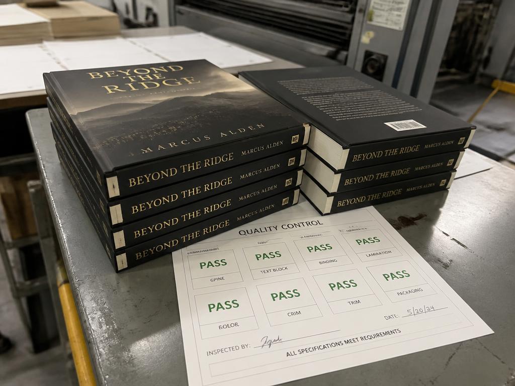Signed print quality pass sheets
